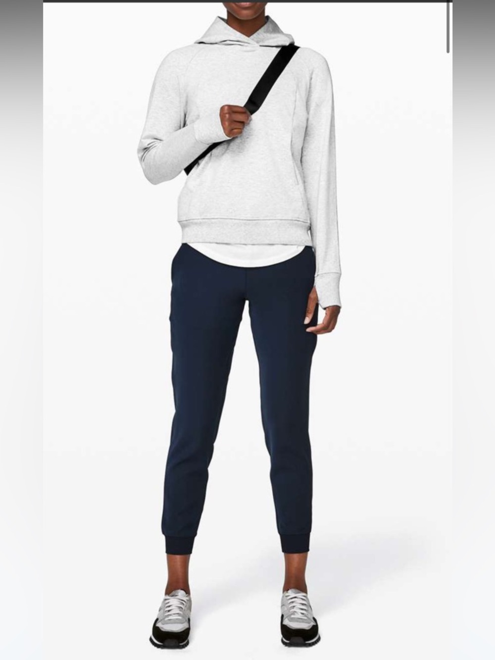 Lululemon Scuba Pullover Heathered Core Ultra Light Grey size 4 - Picture 3 of 8